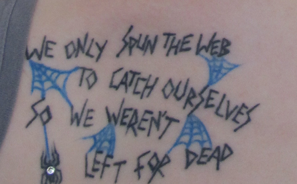 Tattoo of youth participant