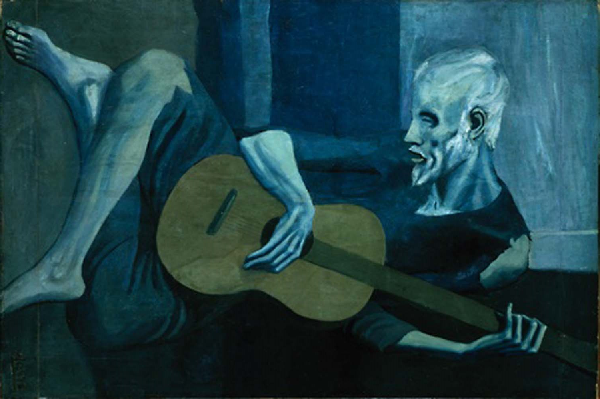 The Old Guitarist by Picasso